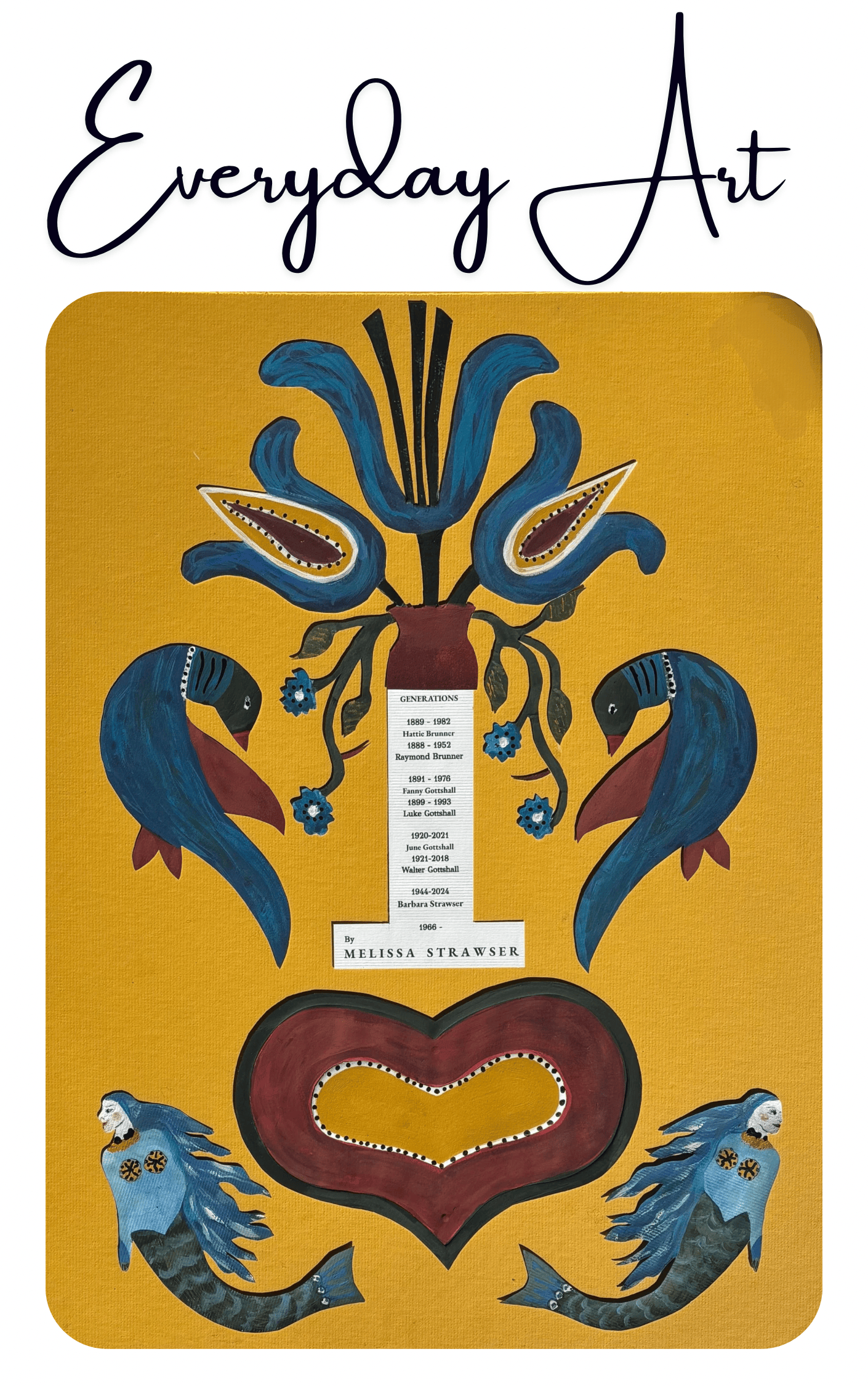 Melissa Strawser, 4th generation artist, author,Everyday Art Book